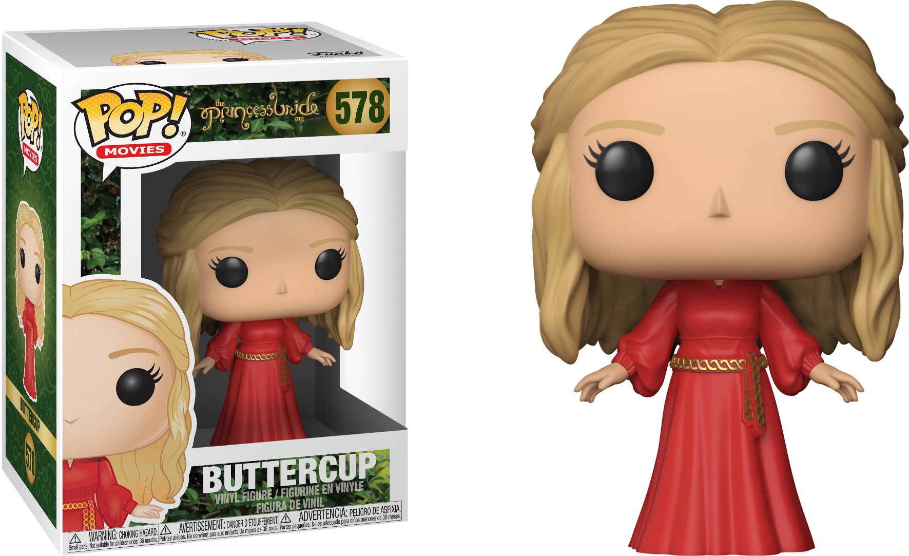 Pop Figure Princess Bride Pop Buttercup - Princess Bride Funko Pop (1771x1083), Png Download