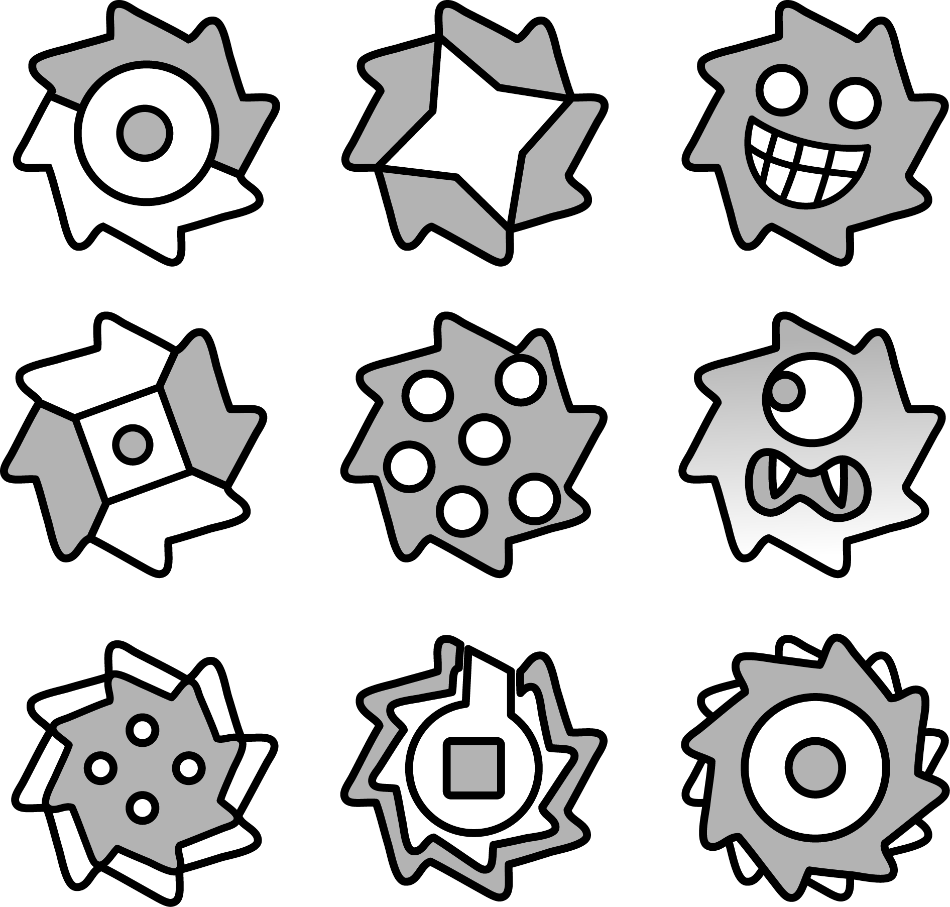 My 27 Geometry Dash Icons For All Geometry Dash Fans (1892x1806), Png Download