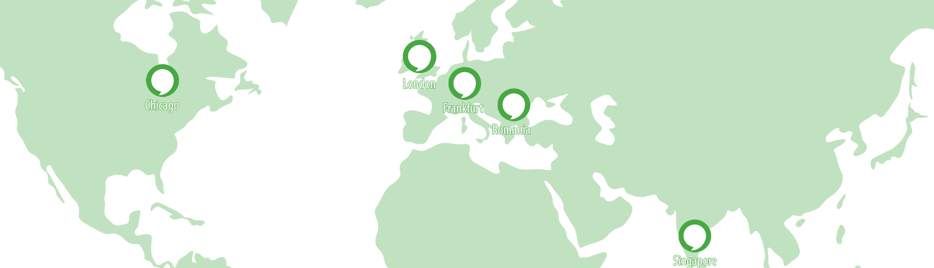 Global Lingo Worldwide Offices - World Map White Red (1920x552), Png Download