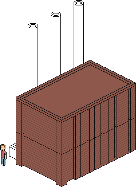 Softening Lines In Between Bricks - Brick (600x700), Png Download