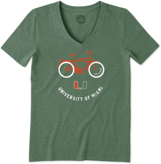 Women's Miami Beach Cruiser Cool - Baylor Mom Shirt (570x570), Png Download