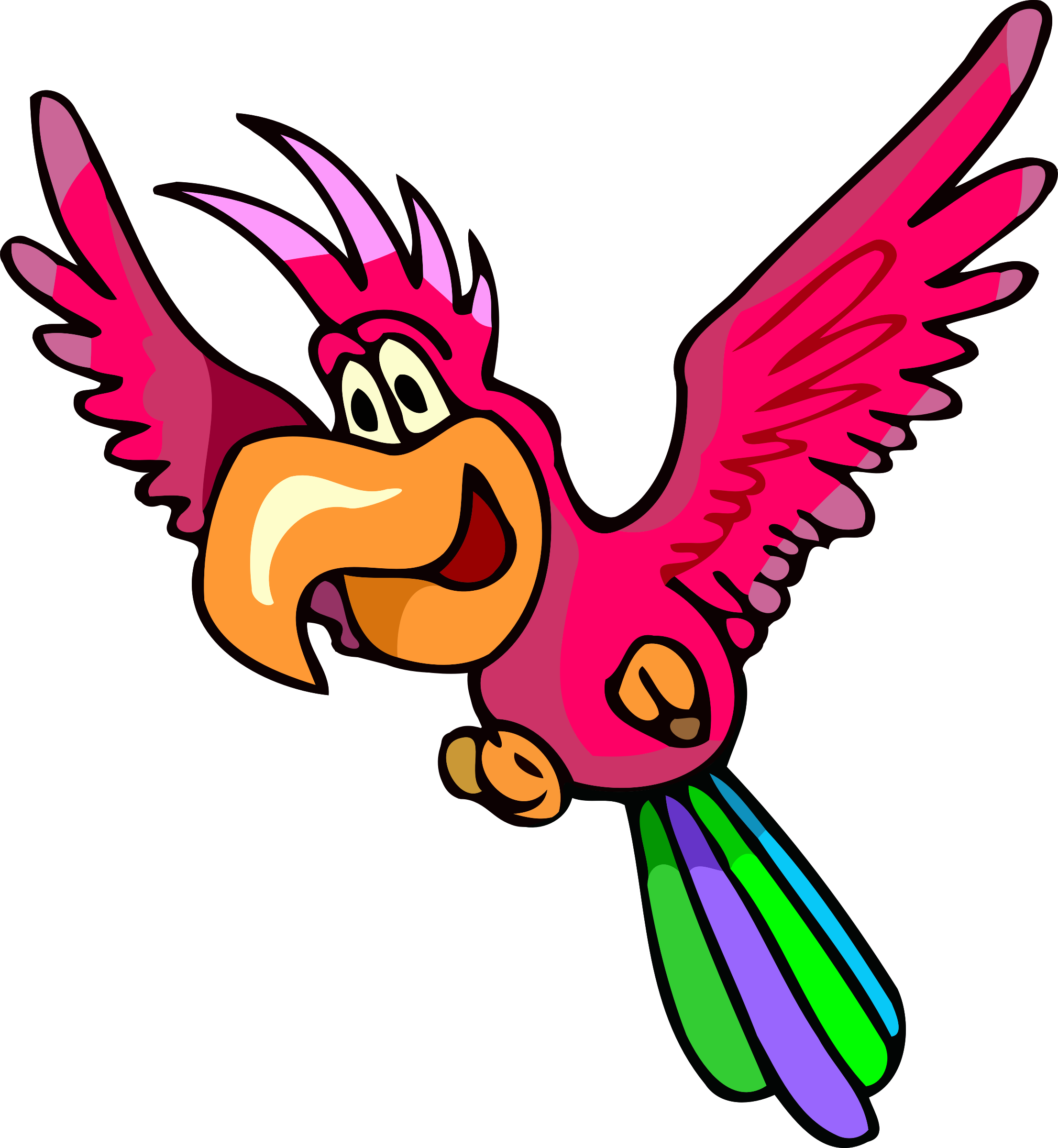 This Free Icons Png Design Of Parrot 4 (2212x2400), Png Download