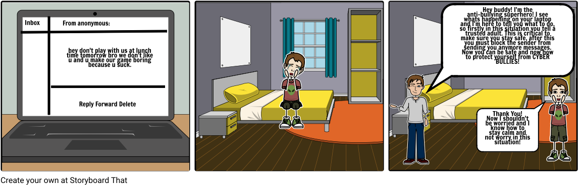 Antibullying-assessment - Storyboard (1164x385), Png Download