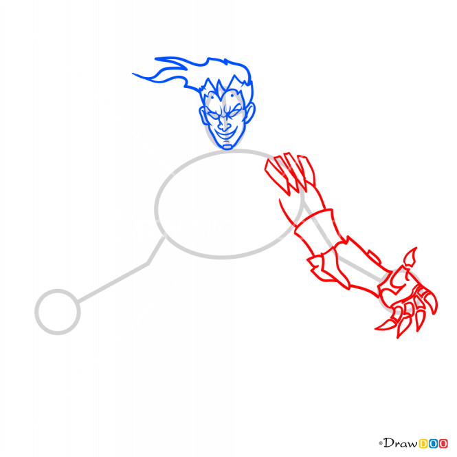 665 X 664 1 - Drawing Shadow Fight (665x664), Png Download