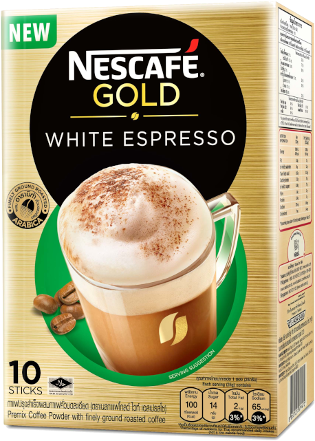 Nescafe Gold White Espresso (508x691), Png Download