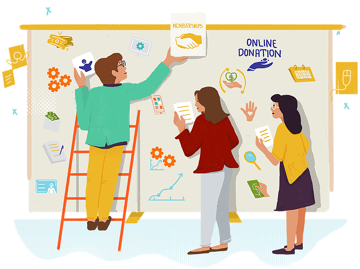 What All You Can Do With A Online Donation Platform - Illustration (740x596), Png Download