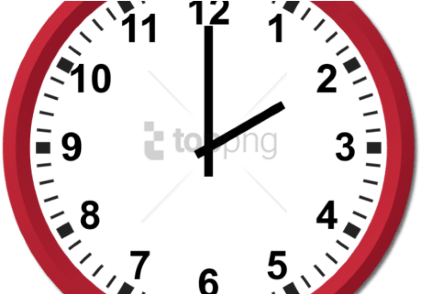 Free Png Clock 3 O Clock Png Image With Transparent - 6 30 Clock Transparent (850x595), Png Download