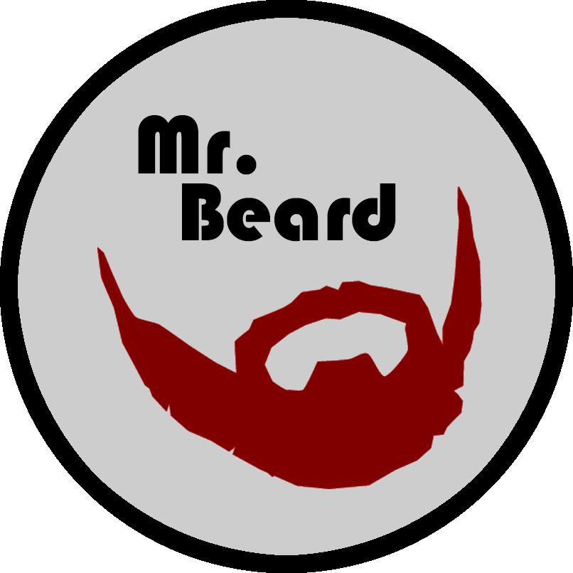 Mrbeard Logo Round - Logo Pic For A Beard Boy (806x806), Png Download