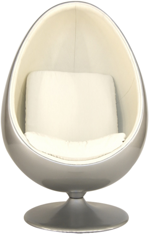 Egg Pod Chair (550x605), Png Download