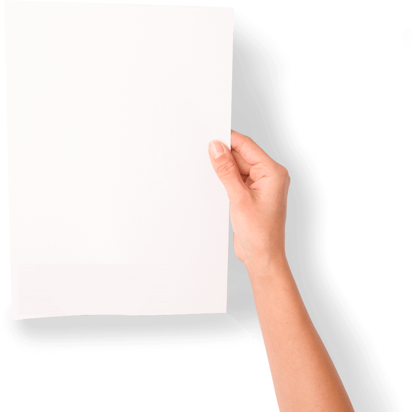 T - Hand & Paper Png - Free Transparent PNG Download - PNGkey