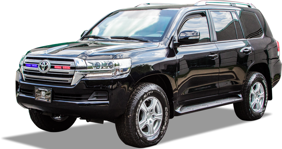 Toyota Land Cruiser 2018 Armored (1144x508), Png Download