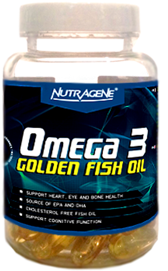 Omega 3 Golden Fish Oil 60 Caps Nutragene - Gammarus (925x925), Png Download