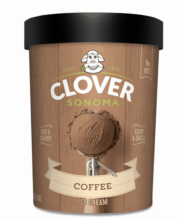 Print - Clover Greek Yogurt (604x725), Png Download
