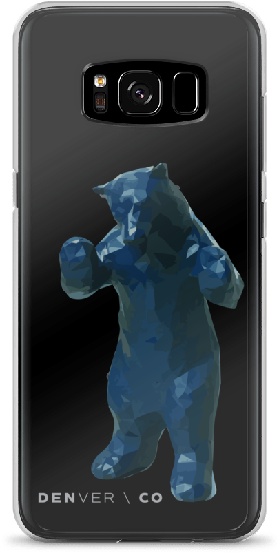 Blue Bear Phone Case - Smartphone (1000x1000), Png Download