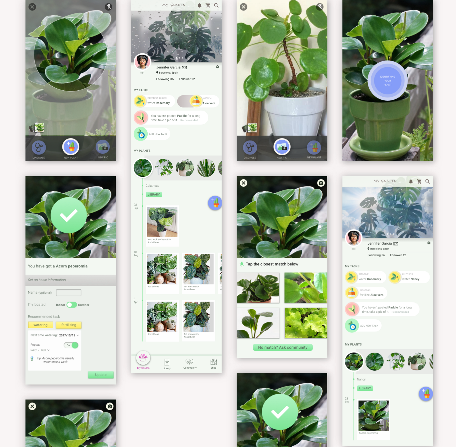 Hi-fi Wireframe - Houseplant (1600x1568), Png Download