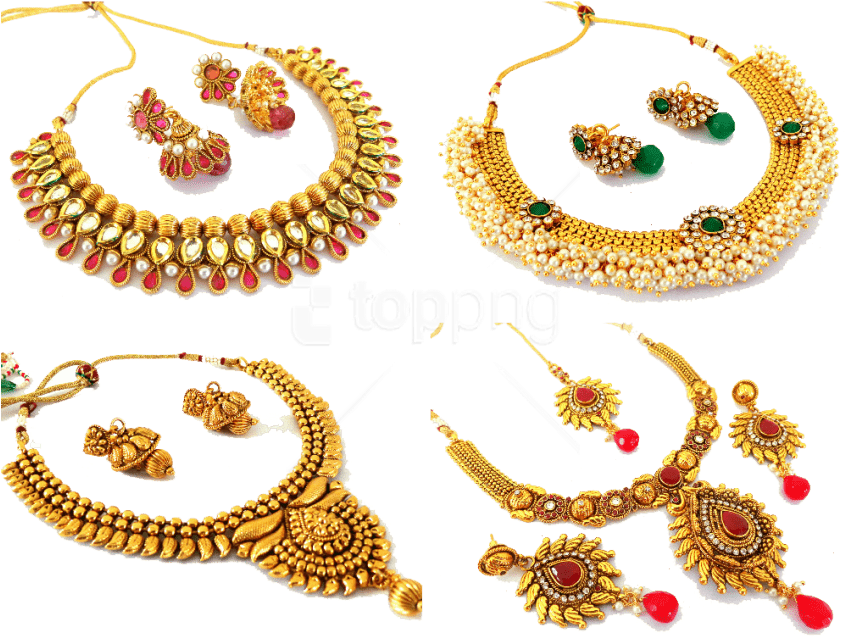 Free Png Indian Jewellery Png Images Transparent - Artificial Jewellery Png (850x651), Png Download