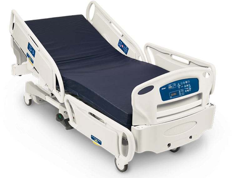 Stryker Go Bed Ii Med / Surg Hospital Bed Refurbished - Fl28 Stryker (800x800), Png Download