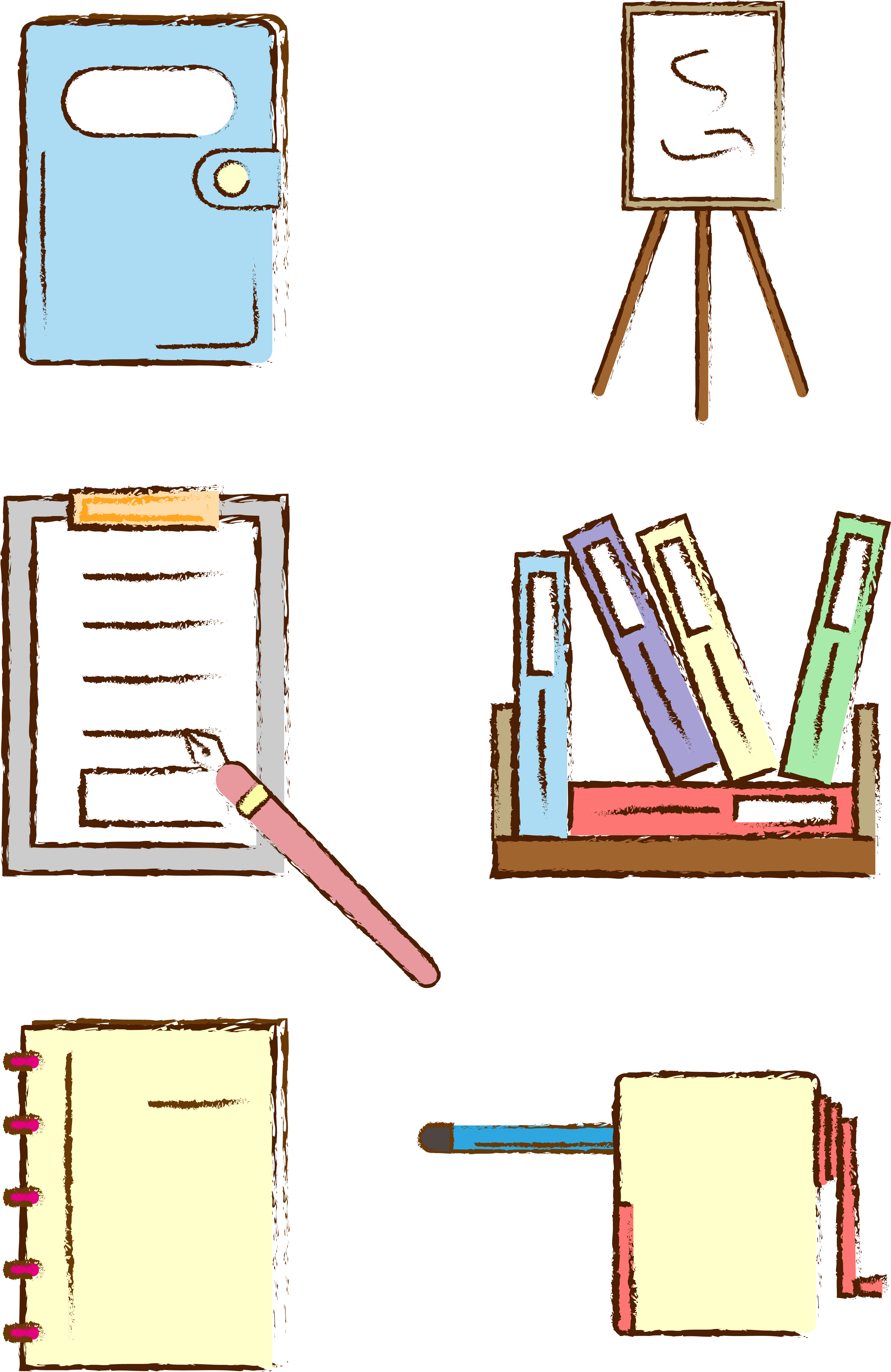 Book Board Clip Png And Vector Image - Diagram (4267x5705), Png Download
