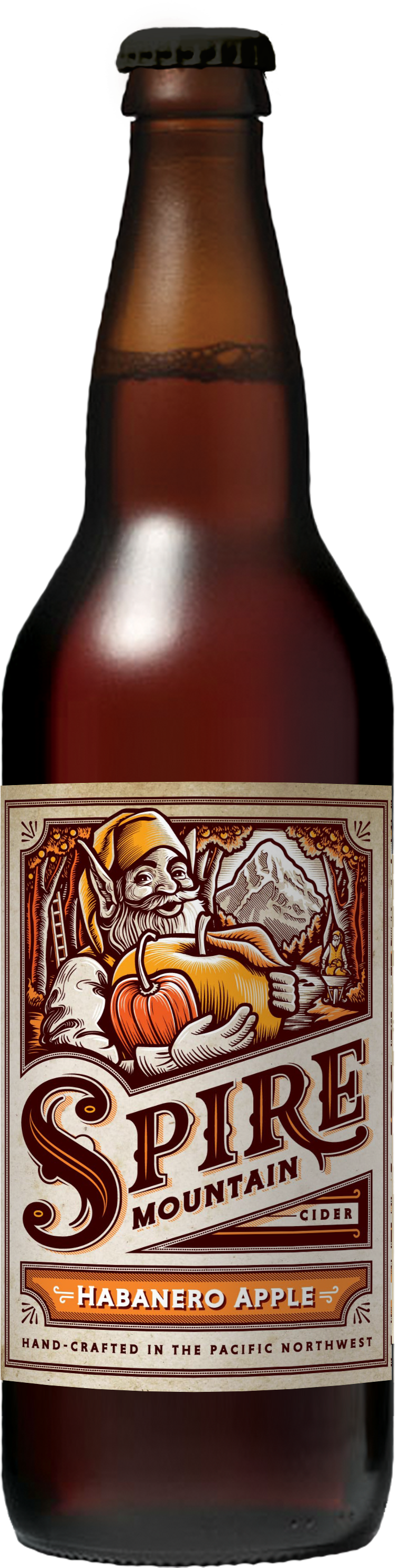 Spire Mountain Ciders - Spire Mountain Cider (1372x3000), Png Download