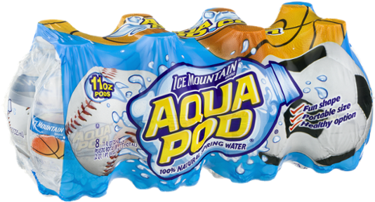 I'm Learning All About Ice Mountain Aqua Pod 100% Natural - Snack (600x600), Png Download