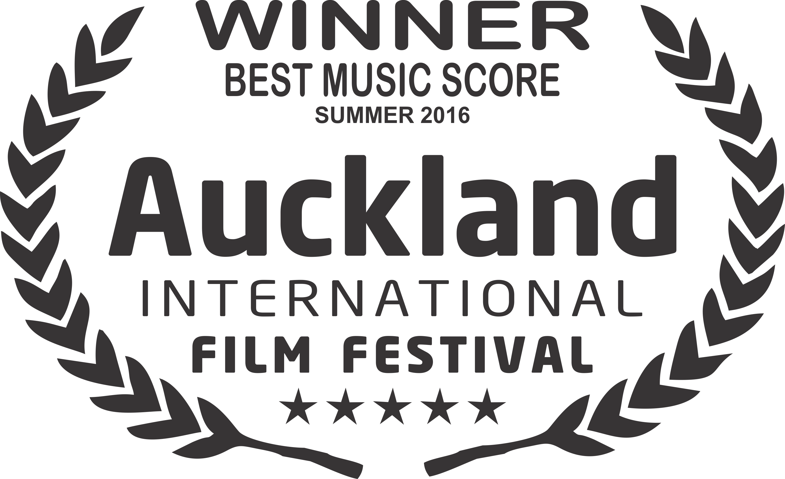 Wwaeb Auckland International Film Festival Best Music (2970x1815), Png Download