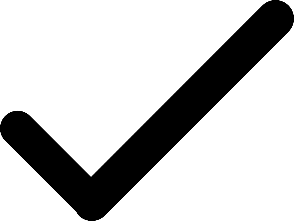 Png File - Checkmark Icon Png (980x736), Png Download
