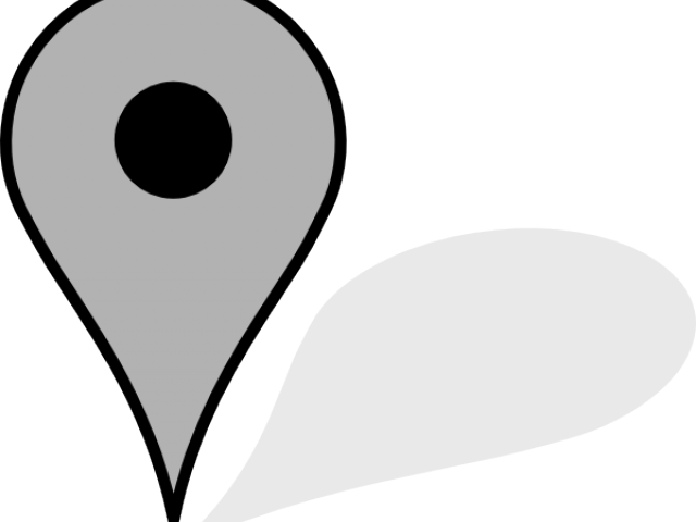 Google Maps Pointer Icon Gray (640x480), Png Download