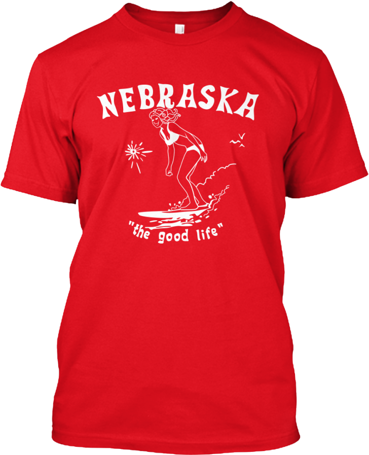 Load Image Into Gallery Viewer, Surf Nebraska - College Shirts (756x900), Png Download