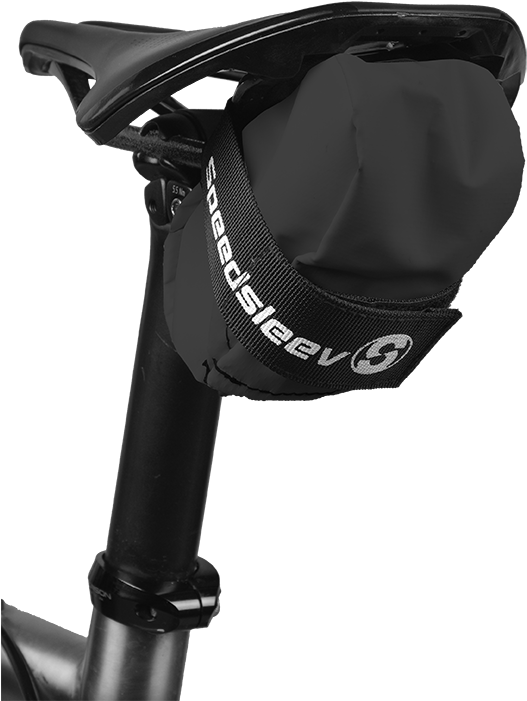 Speedsleev Ranger Matte Black Compression Saddle Pack - Saddle (576x732), Png Download