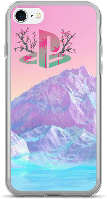Jpg Freeuse Download Iceberg Iphone Case Fashion - Vaporwave Background (1000x1000), Png Download