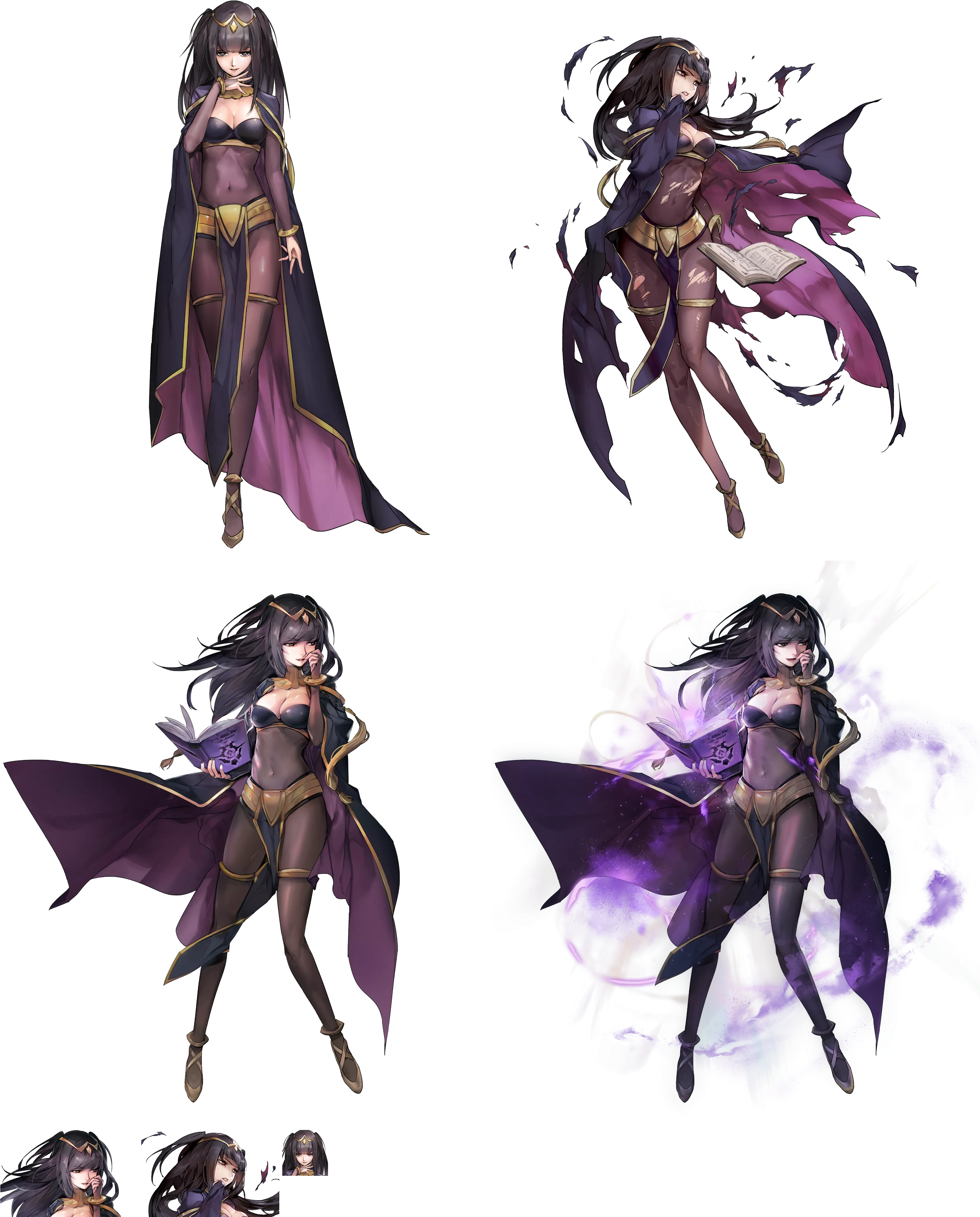 Fire Emblem Heroes Tharja (3398x4308), Png Download