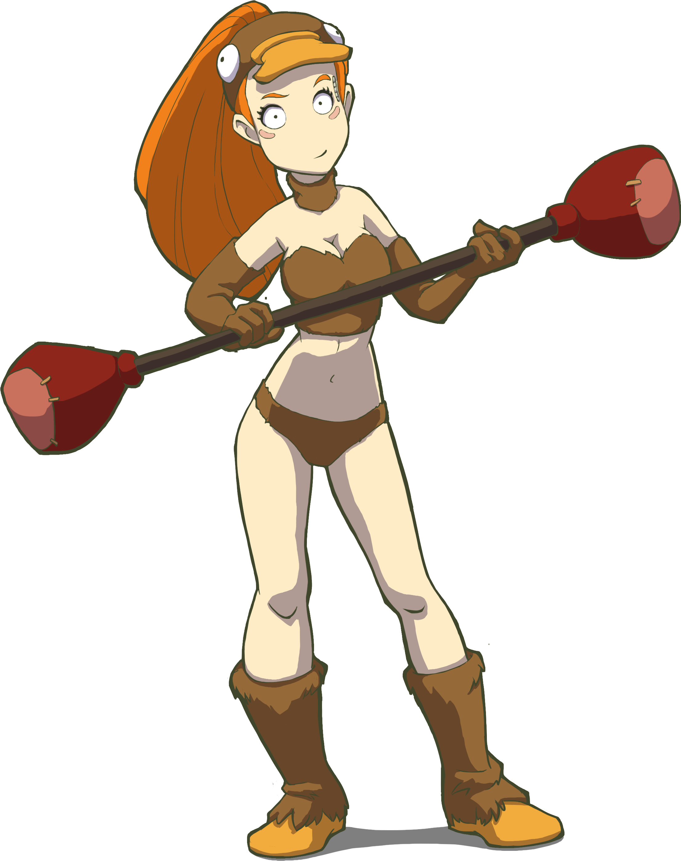 Cosplay & Egl - Deponia Goal (2209x3066), Png Download