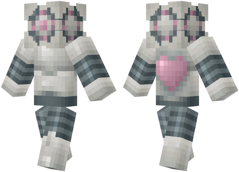 Portal Companion Droid - Minecraft Skin De Policia (804x576), Png Download