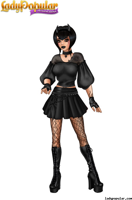 Picture - Lady Popular Fashion Arena Nails (600x800), Png Download