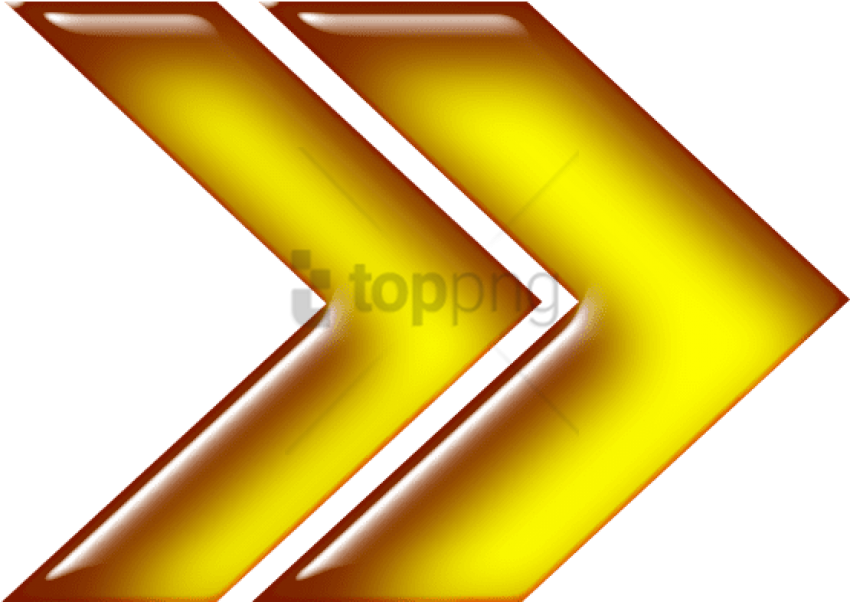 Free Png Arrow Yellow Right Png Image With Transparent - Yellow Right Arrow Png (850x602), Png Download