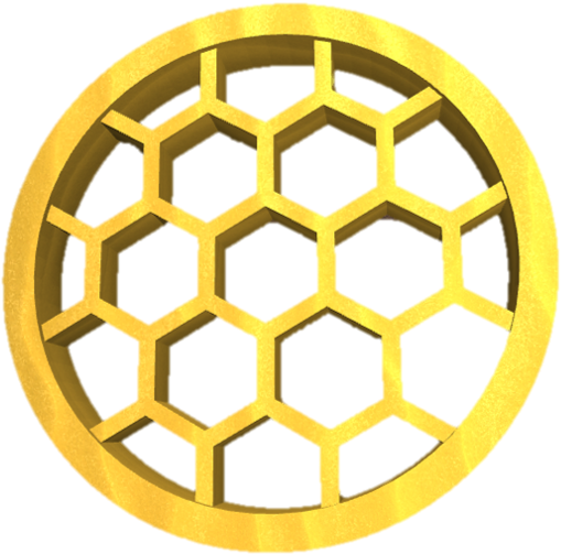 Honeycomb - Library (527x511), Png Download