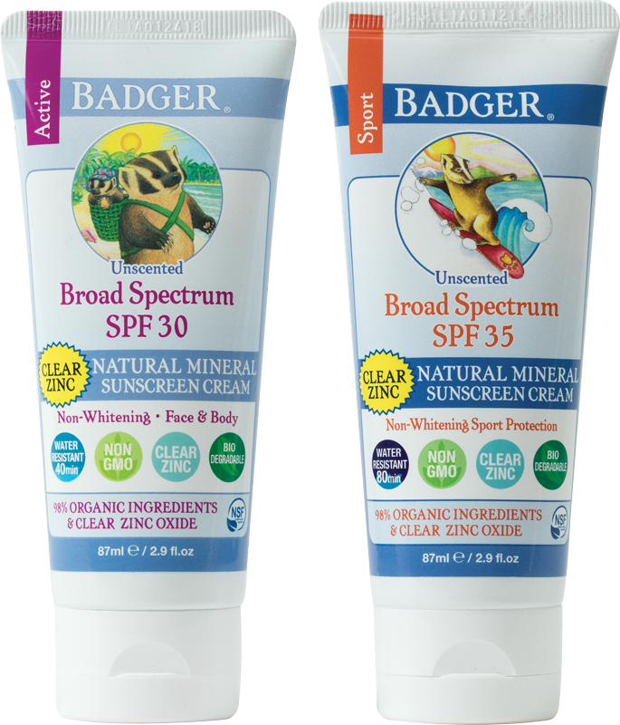Clear Zinc Sunscreen - Badger Clear Zinc Sunscreen (685x800), Png Download