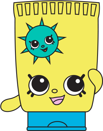 Sonny Sunscreen Ct Art - Shopkins Sunscreen (575x475), Png Download