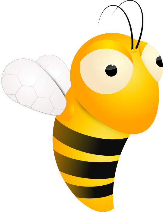 Animated Collection Illustration Of Cute Free Clip - Animated Bee Transparent (540x700), Png Download