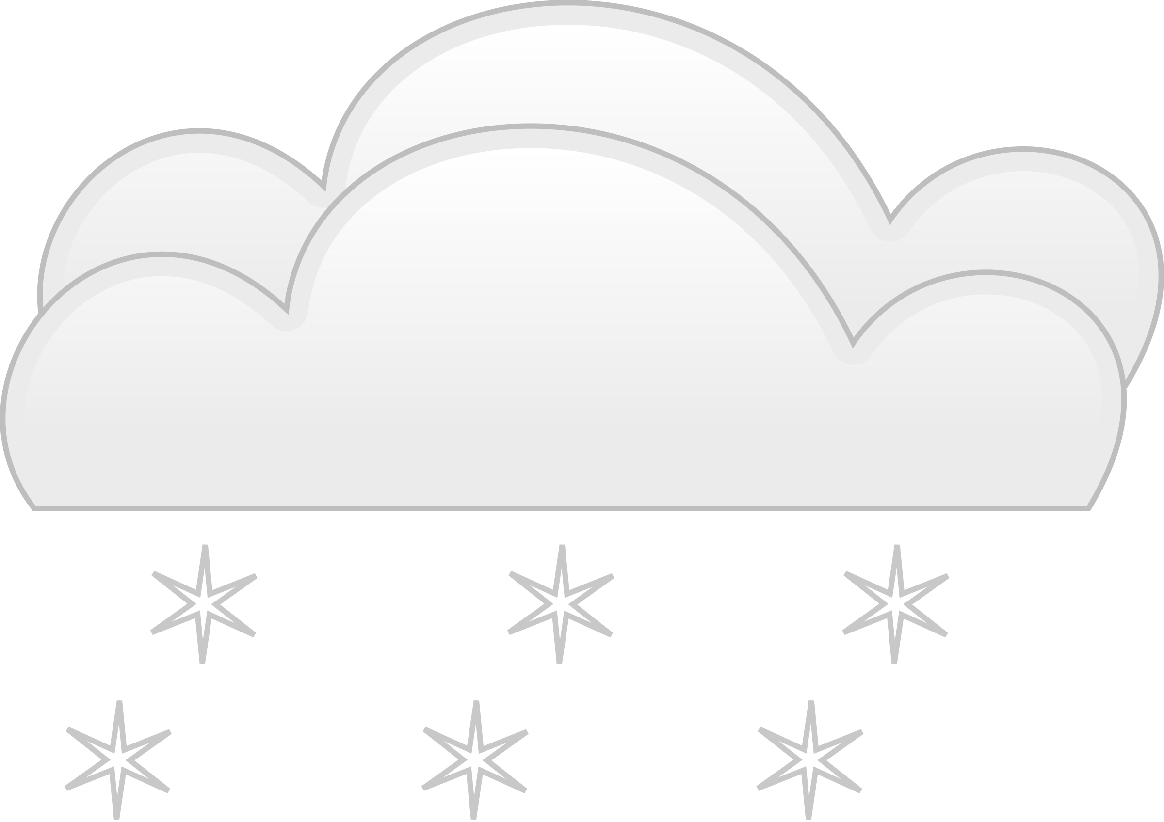 This Free Icons Png Design Of Overcloud Snowfall (2400x1696), Png Download