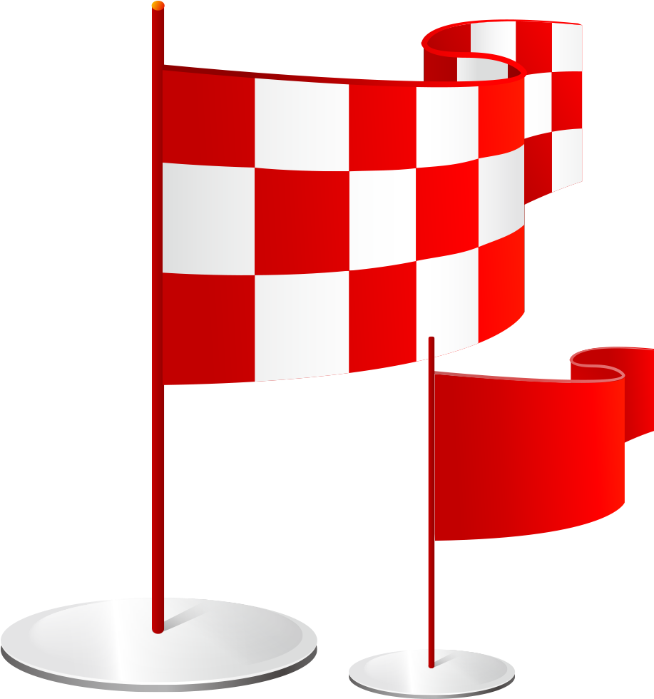 Red Flag Cartoon Drawing - Flag Cartoon (1181x1181), Png Download