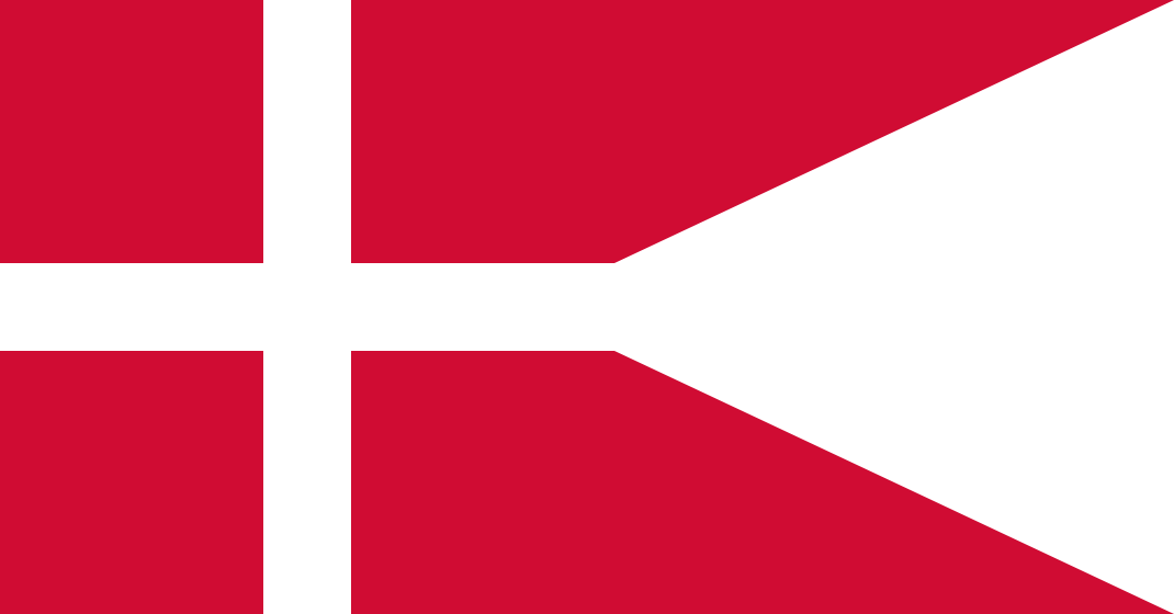 Danish Empire's Flag - Kingdom Of Denmark Flag (1070x560), Png Download