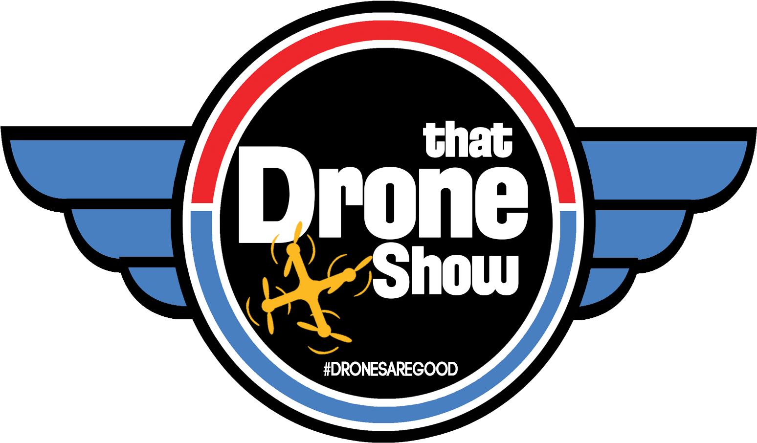 That Drone Show - Drone Show Logo (2113x1086), Png Download
