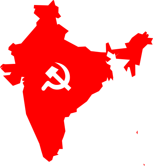 Communist Party Of India Flag (489x530), Png Download