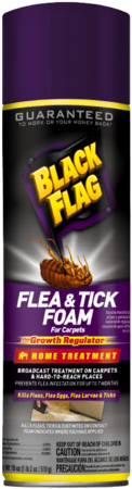 Black Flag® Flea & Tick Foam For Carpets Plus Growth - 16oz Fleatick Spray,no Hg-11094, United Industries (480x480), Png Download