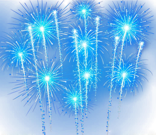 New Years Eve Fireworks Download Sparkler - Fireworks (650x563), Png Download