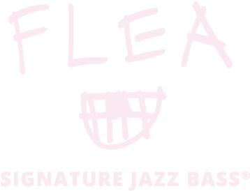 Flea & His Shell Pink Replica Jazz Bass - Fleabass (406x311), Png Download