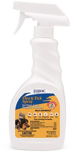 Zodiac® Flea & Tick Spray For Dogs, Cats, Puppies & - Zodiac Flea And Tick Spray (550x550), Png Download