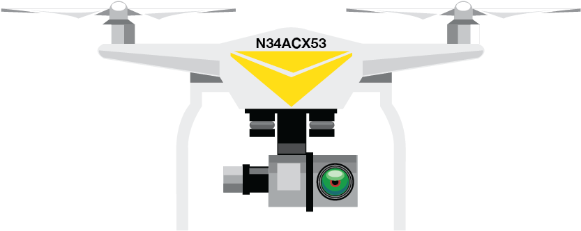 The Rule States That Any Drone Between - Unmanned Aerial Vehicle (837x359), Png Download