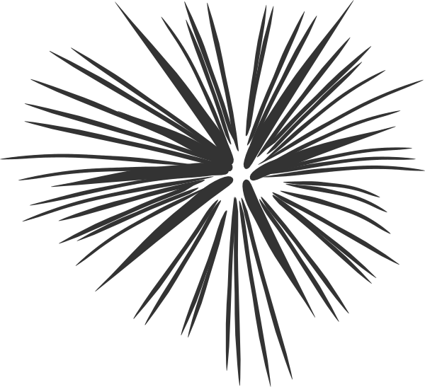 Dk Grey Firework - Fogos De Artificio Png (600x547), Png Download